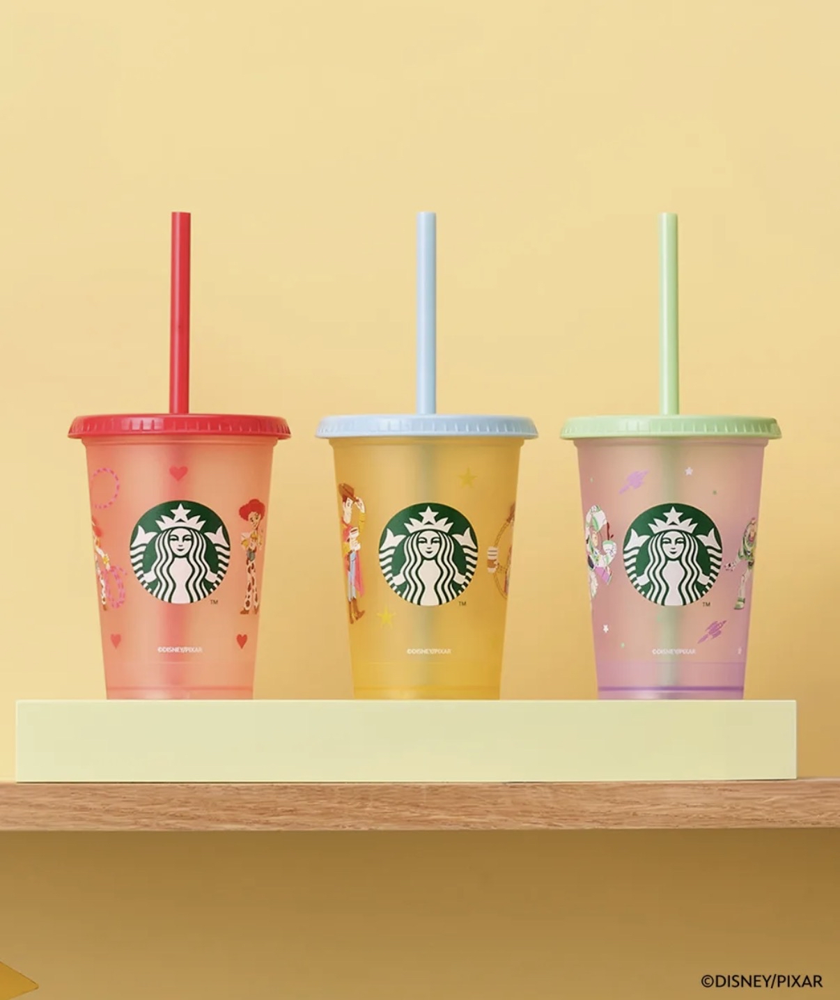 TOY STORY X STARBUCKS PL Toy Story Reusable Cup Set 可循環使用吸管杯套装(1SET 3PCS)