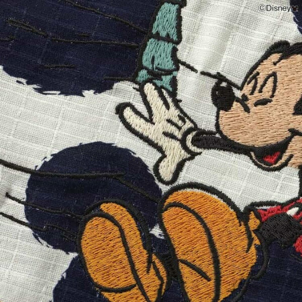 【⭐訂購⭐】🇯🇵日本直送🌀#Disney #Mickey 刺繡圖案甚平套裝［2款選］🌀 [PLCA-0041] [260402]
