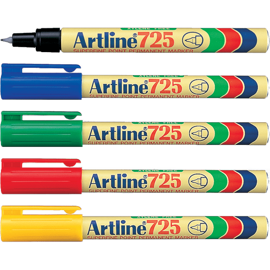 Artline/Permanent Marker/Penanda Kekal/Writing Pen/725/0.4mm