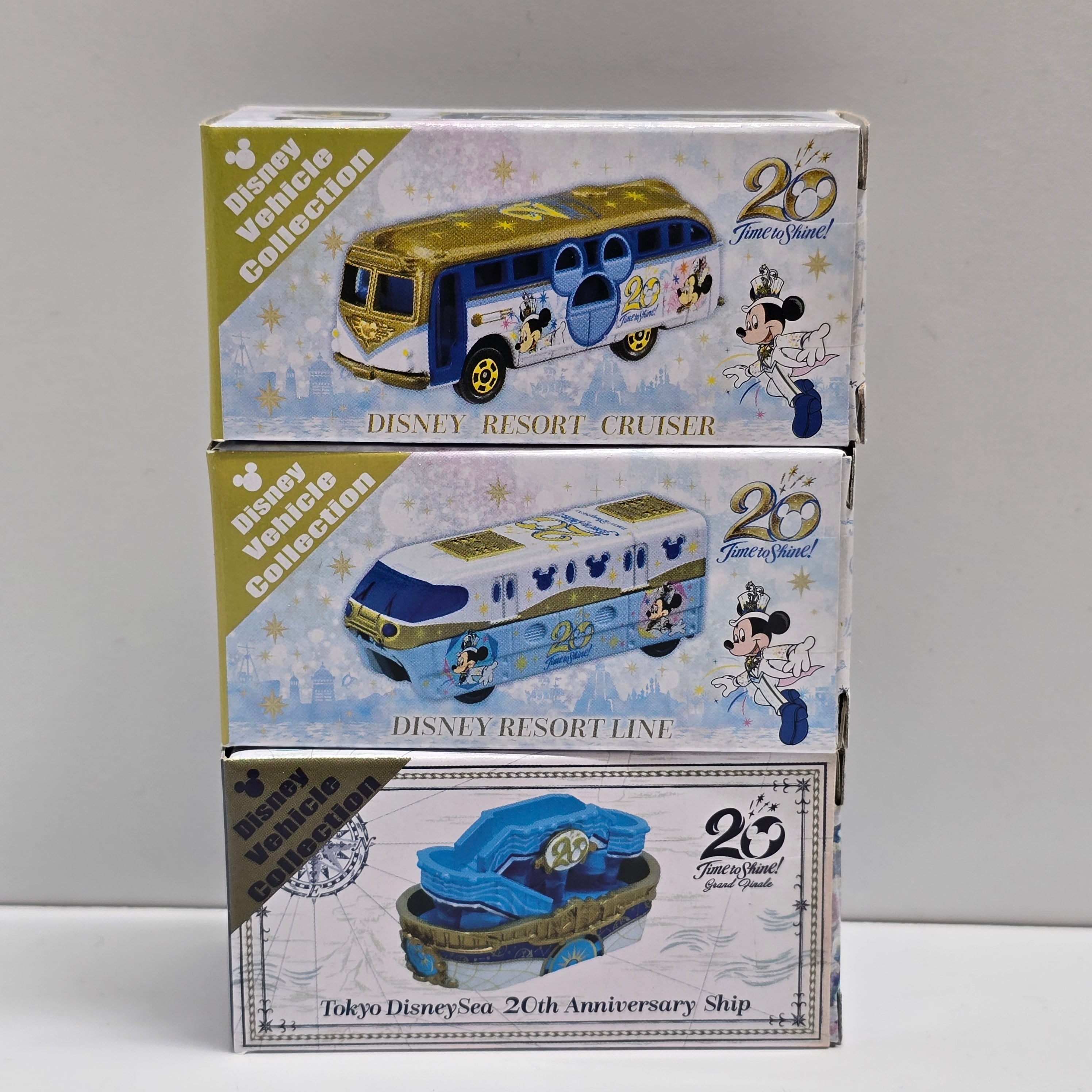 現貨 樂園限定 Tokyo DisneySea 20th Time to Shine 列車 車仔 船