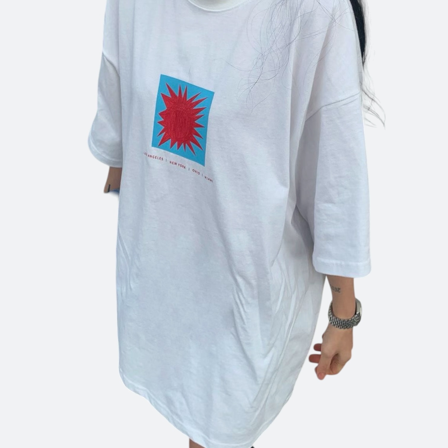 221035 sun短袖長Tee