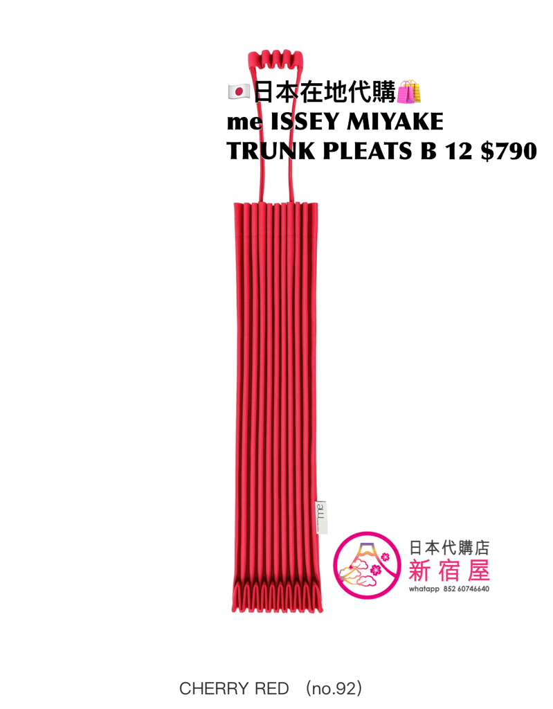 me ISSEY MIYAKE TRUNK PLEATS BAG 12