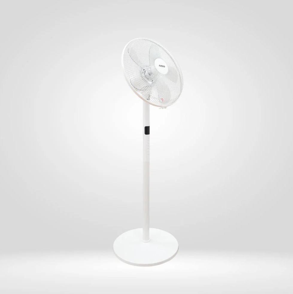 16” DC Motor Stand Fan With Remote Control, 12 Speed, 3 Mode, Auto Temp (N1650DCSFR)