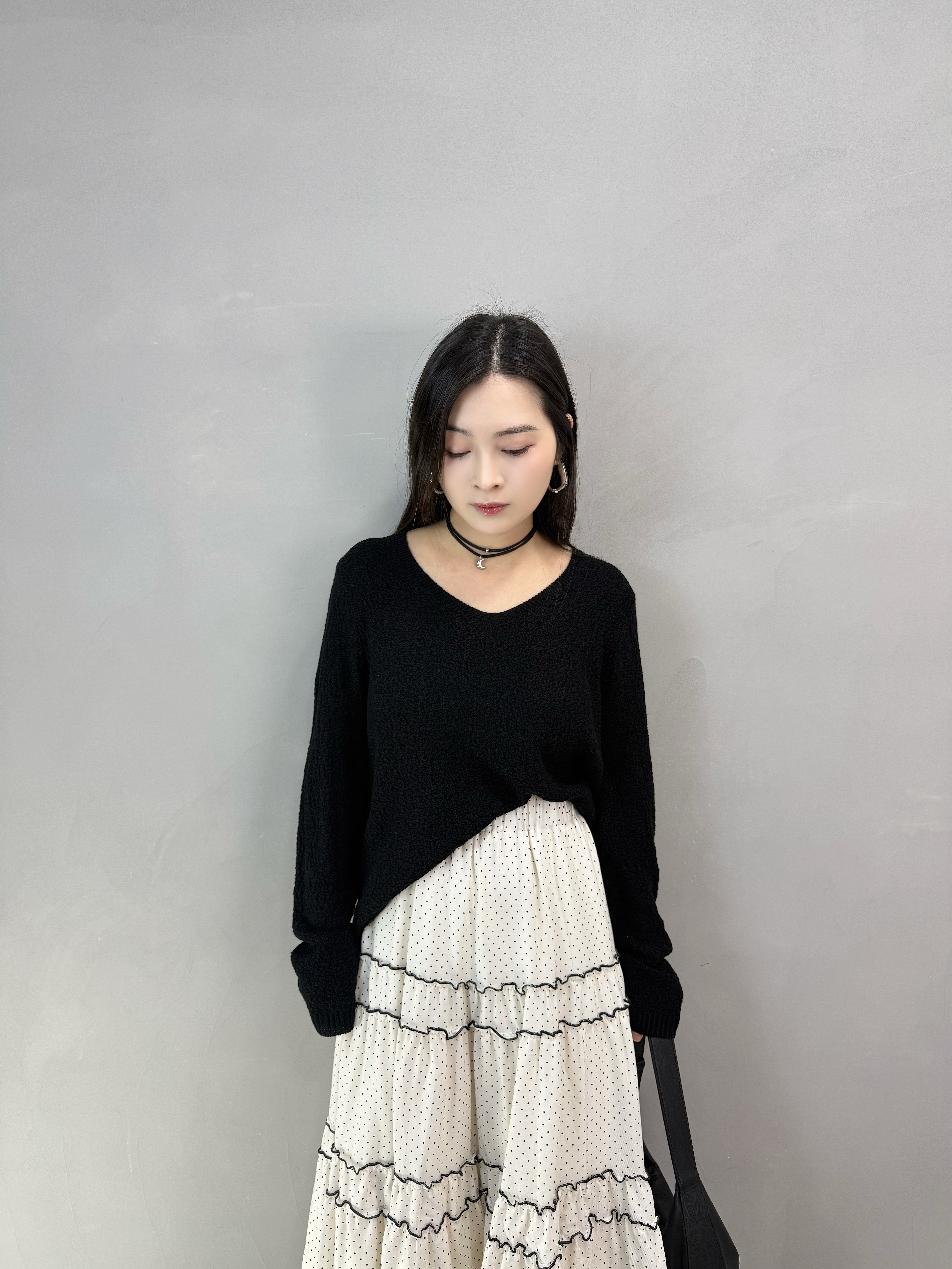 F83 V領超瘦線Top