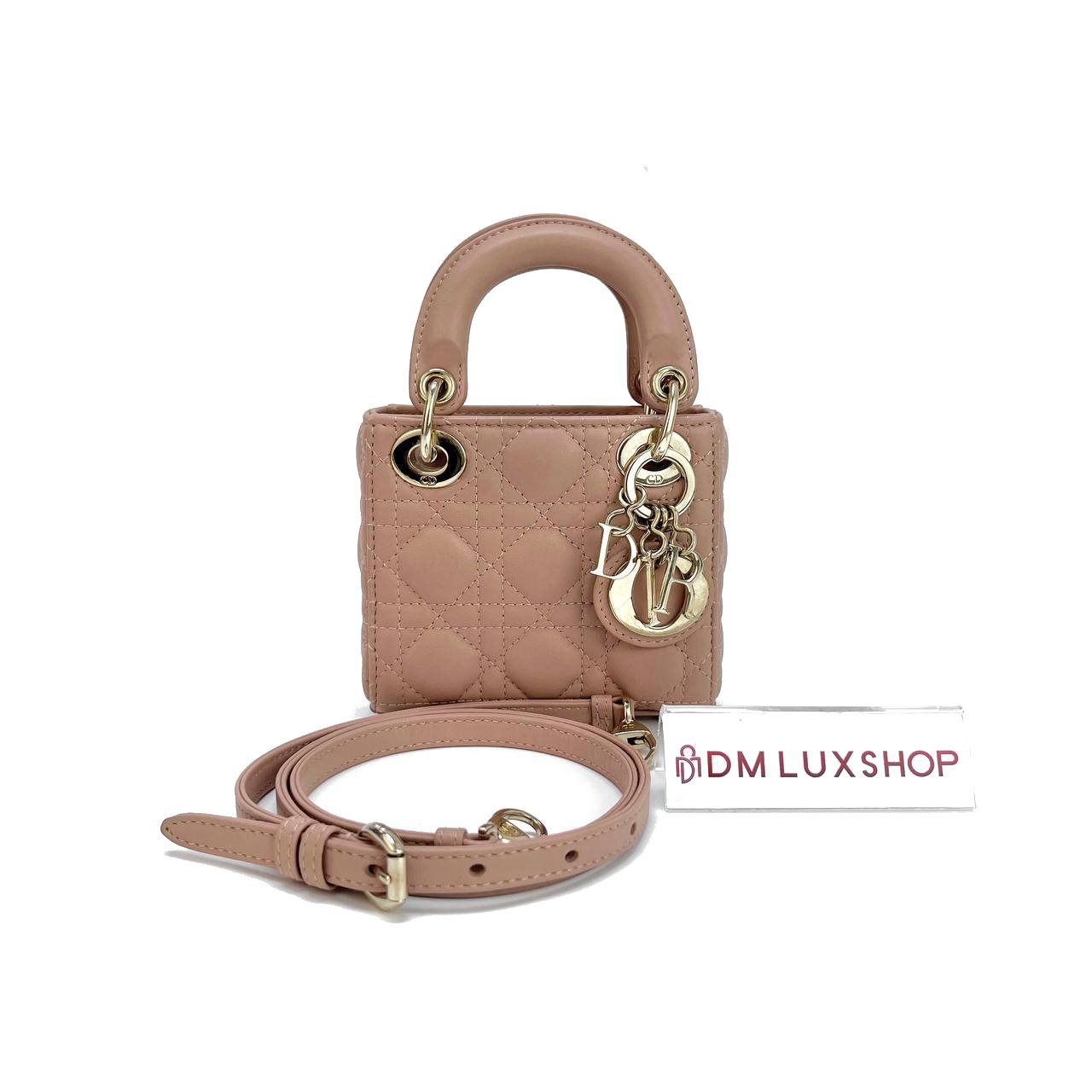 Dior Micro Ladydior Pink GHW