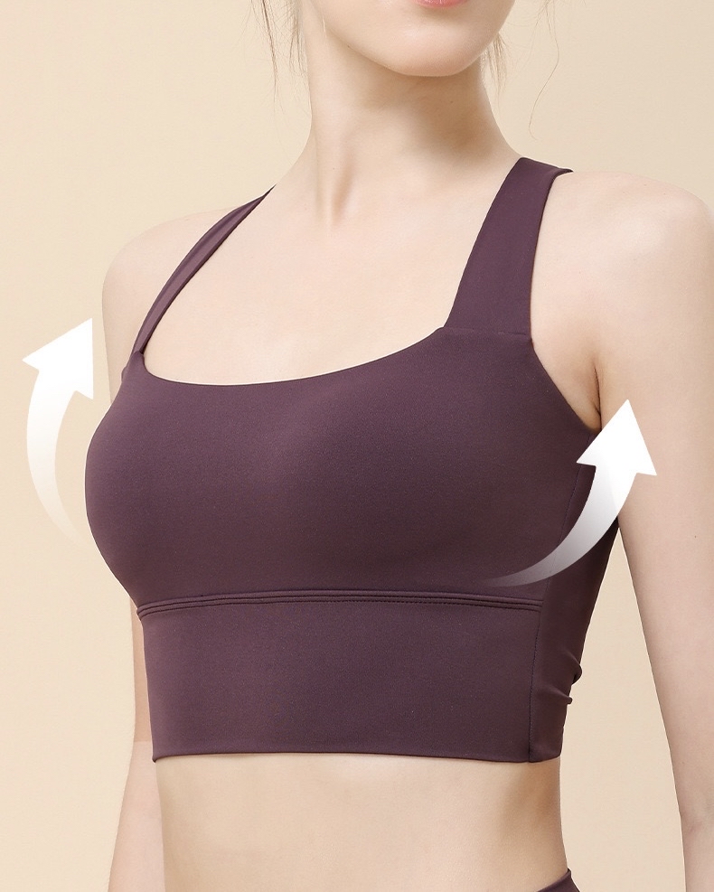 美背扭結高強度防震運動內衣