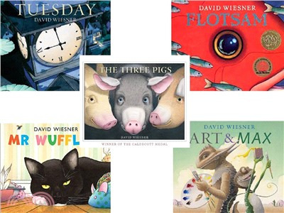 David Wiesner Picture Books Collection (5本平裝本)