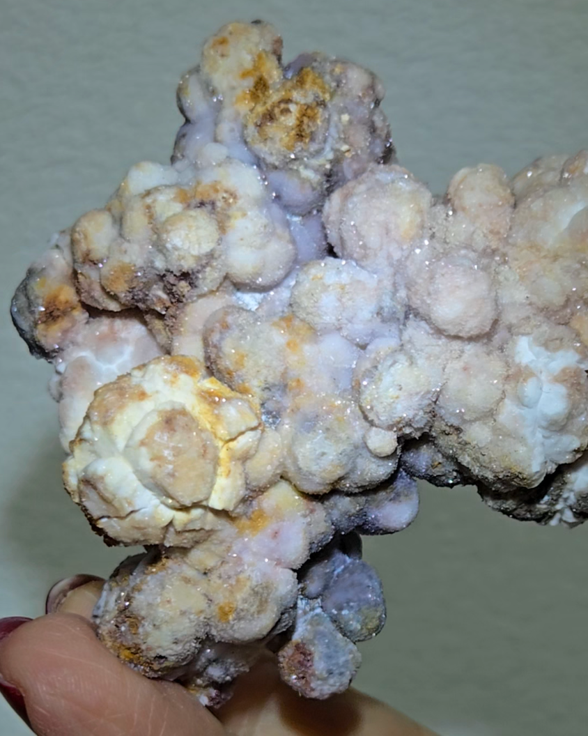 Lavender popcorn selenite - SEL38