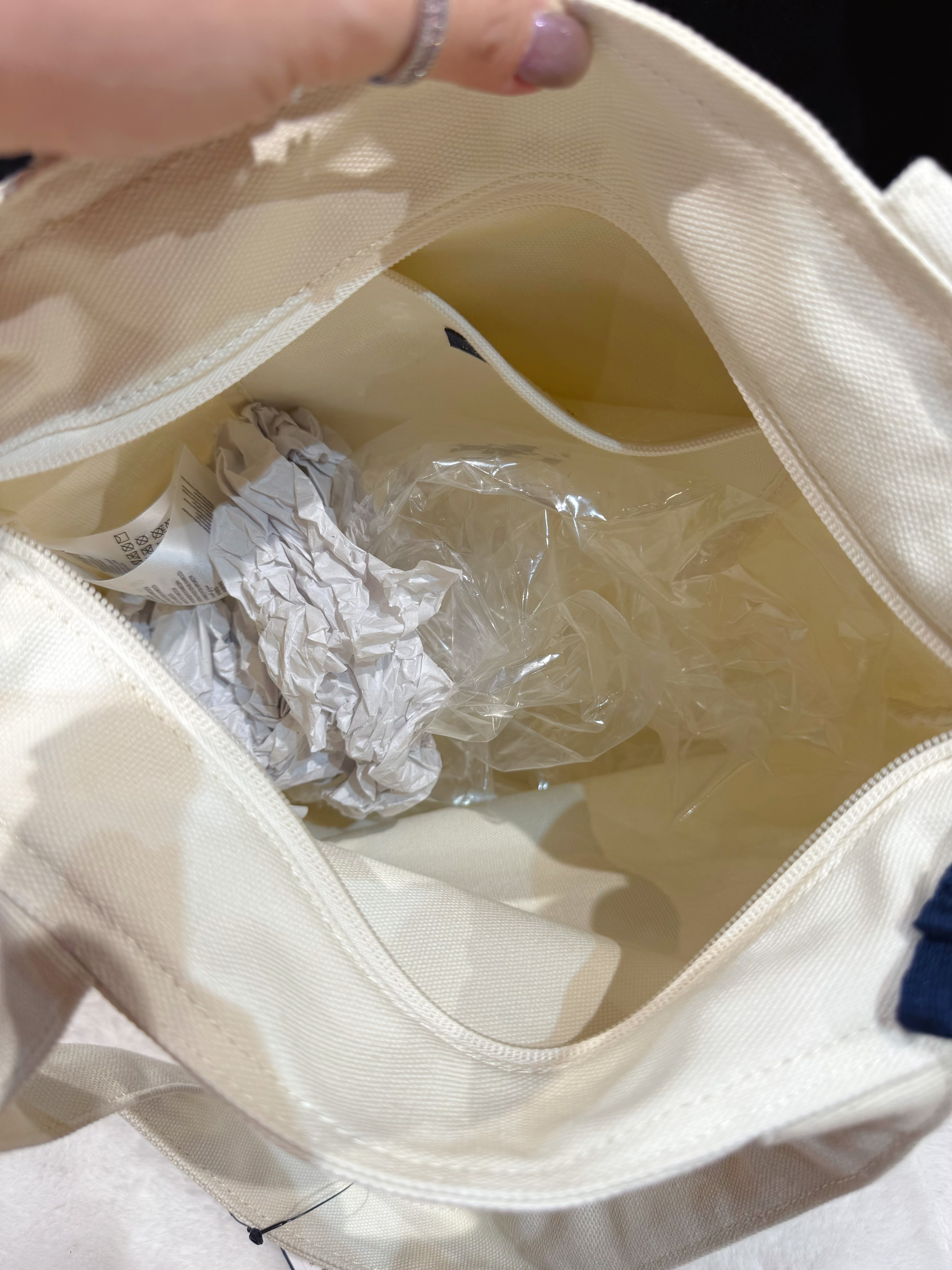 Polo shopping bag bear/w