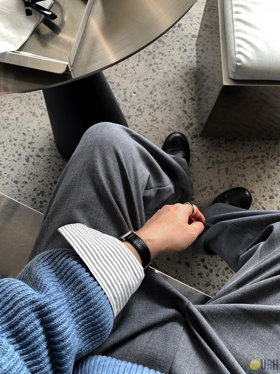 【100%保證韓國直送】韓國品牌原創系列 舒適側腰鬆緊單褶挺闊寬鬆西褲 👖 [2 color] RL114855