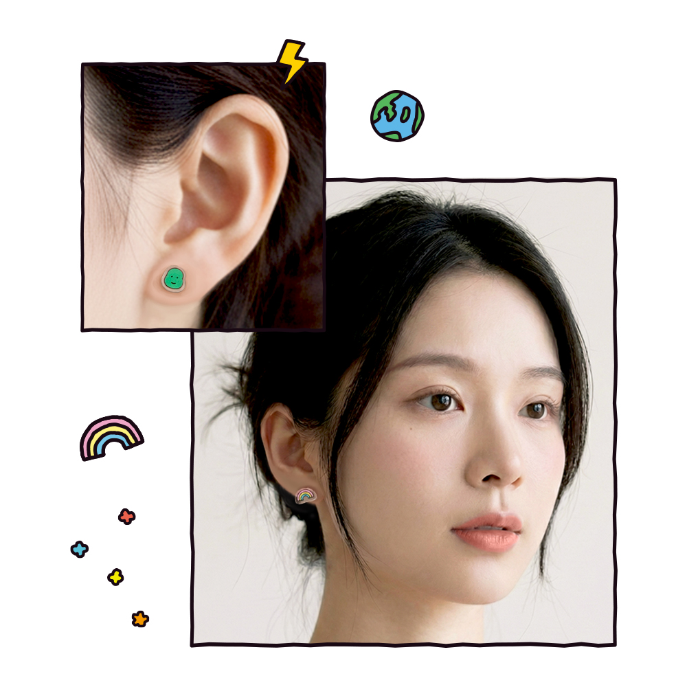 📦訂購 台灣限定 STORY 故事銀飾 x JOGUMAN 恐龍系列 耳環