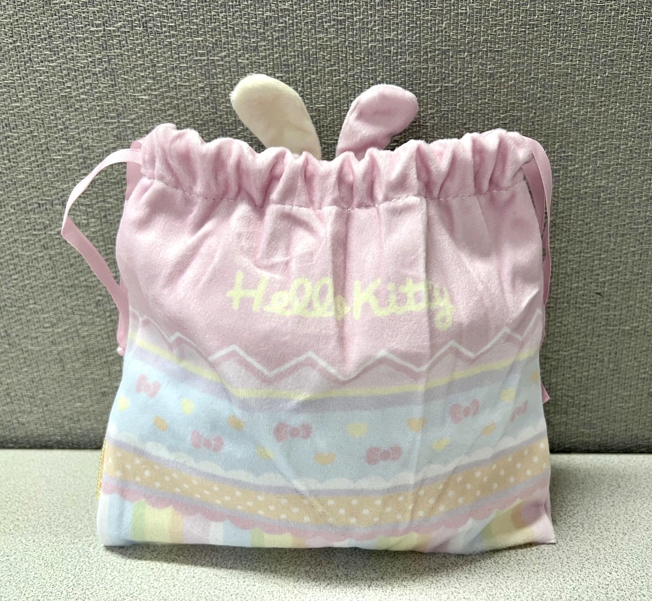 🎌日本直送🎌Hello Kitty 公仔頭型索繩袋