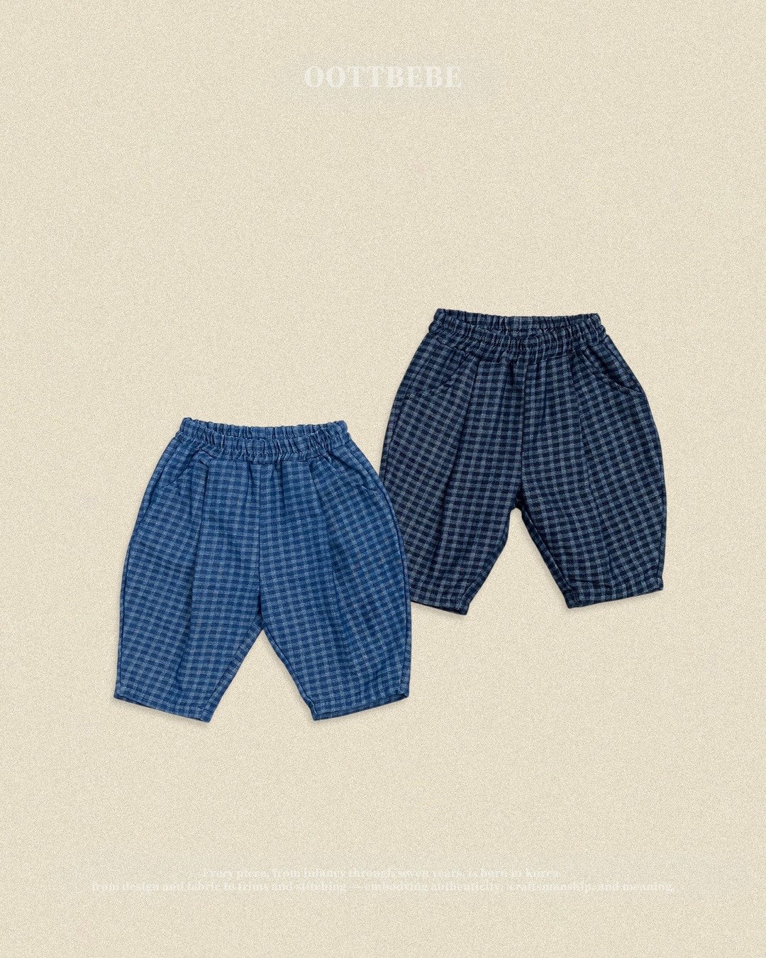 OOTT | Denim Check Pants