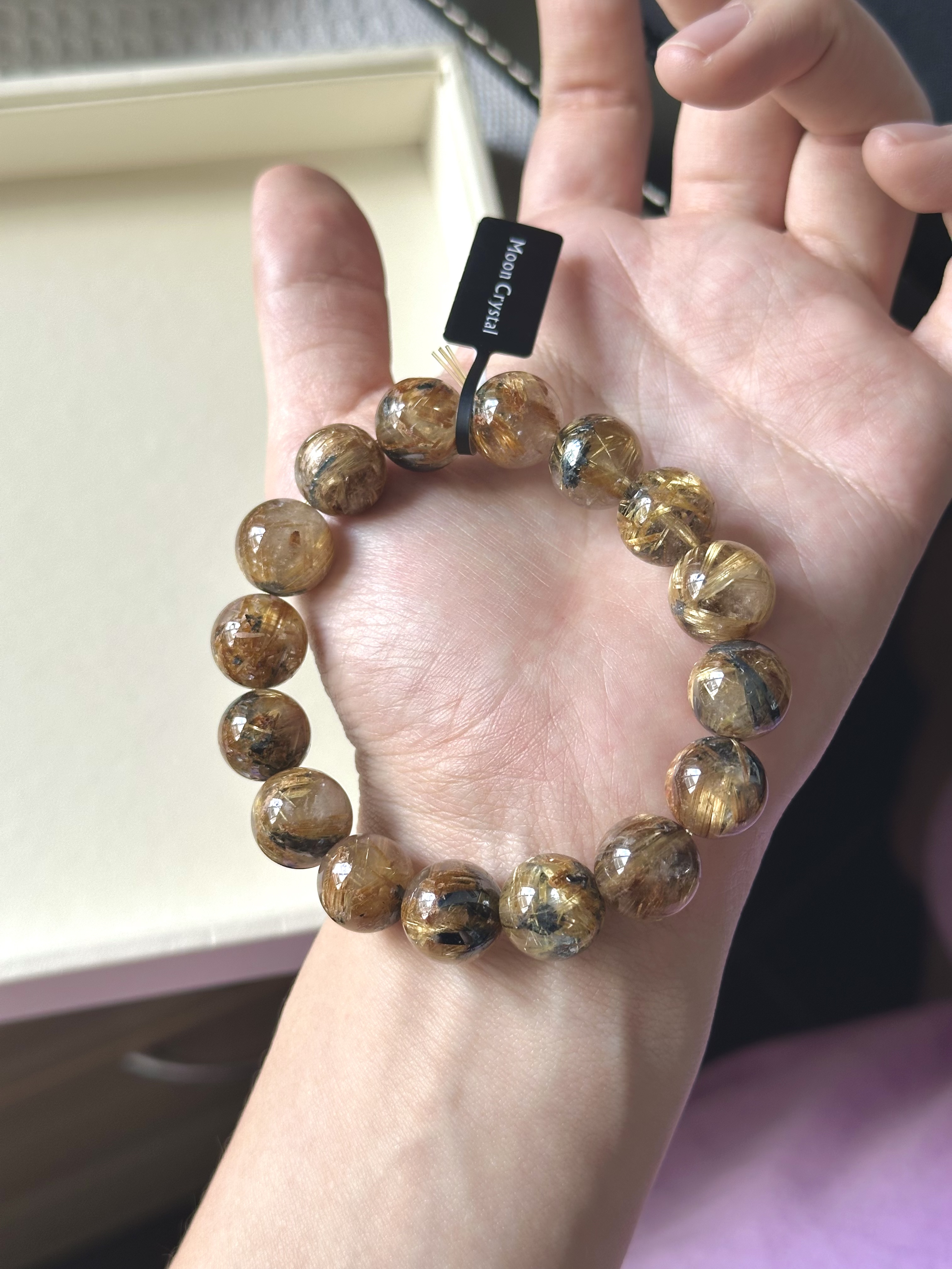 Titanium Rutile Quartz 钛金花 13.3mm