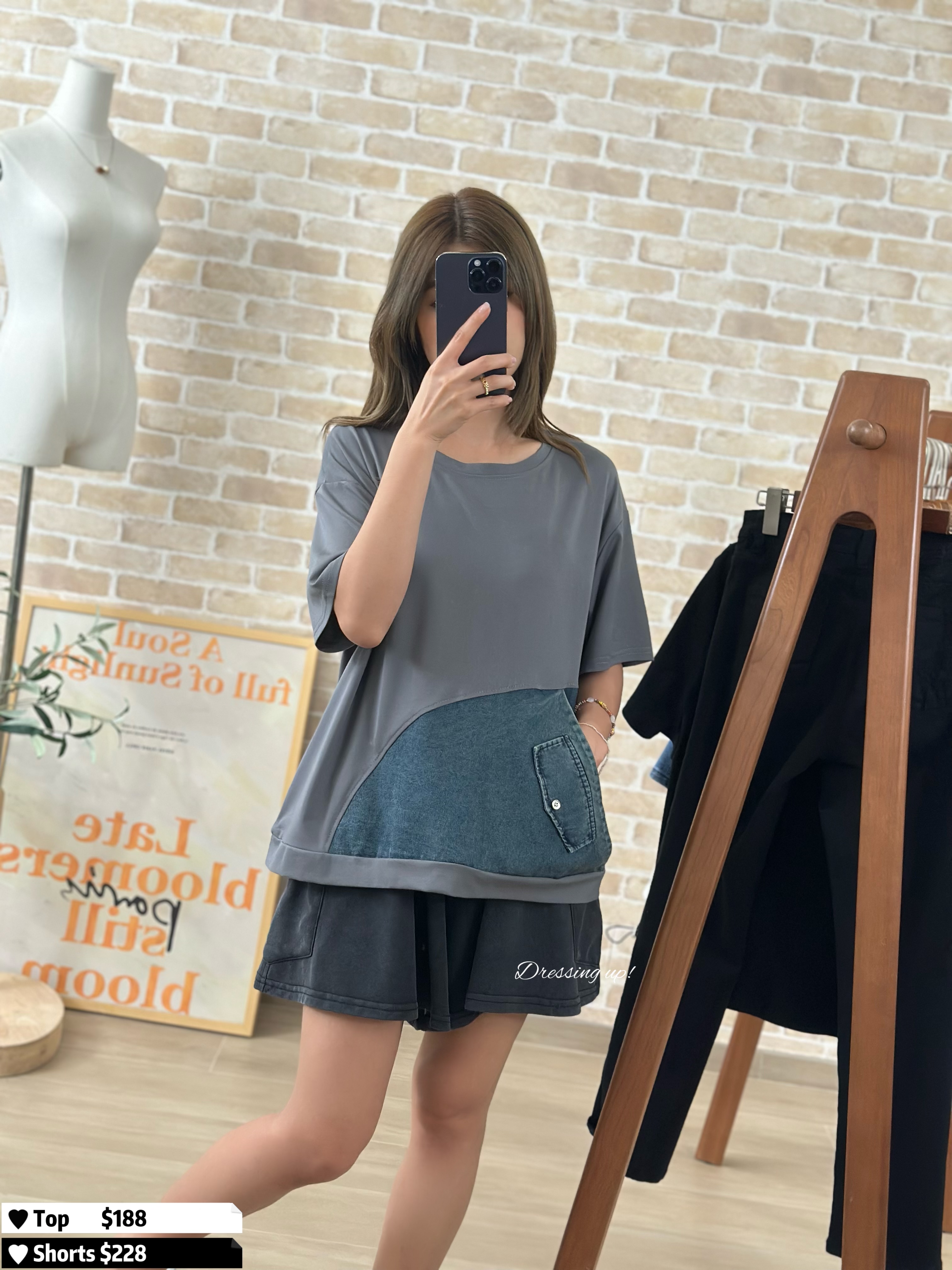 有型有款｜牛仔袋軟棉上衣