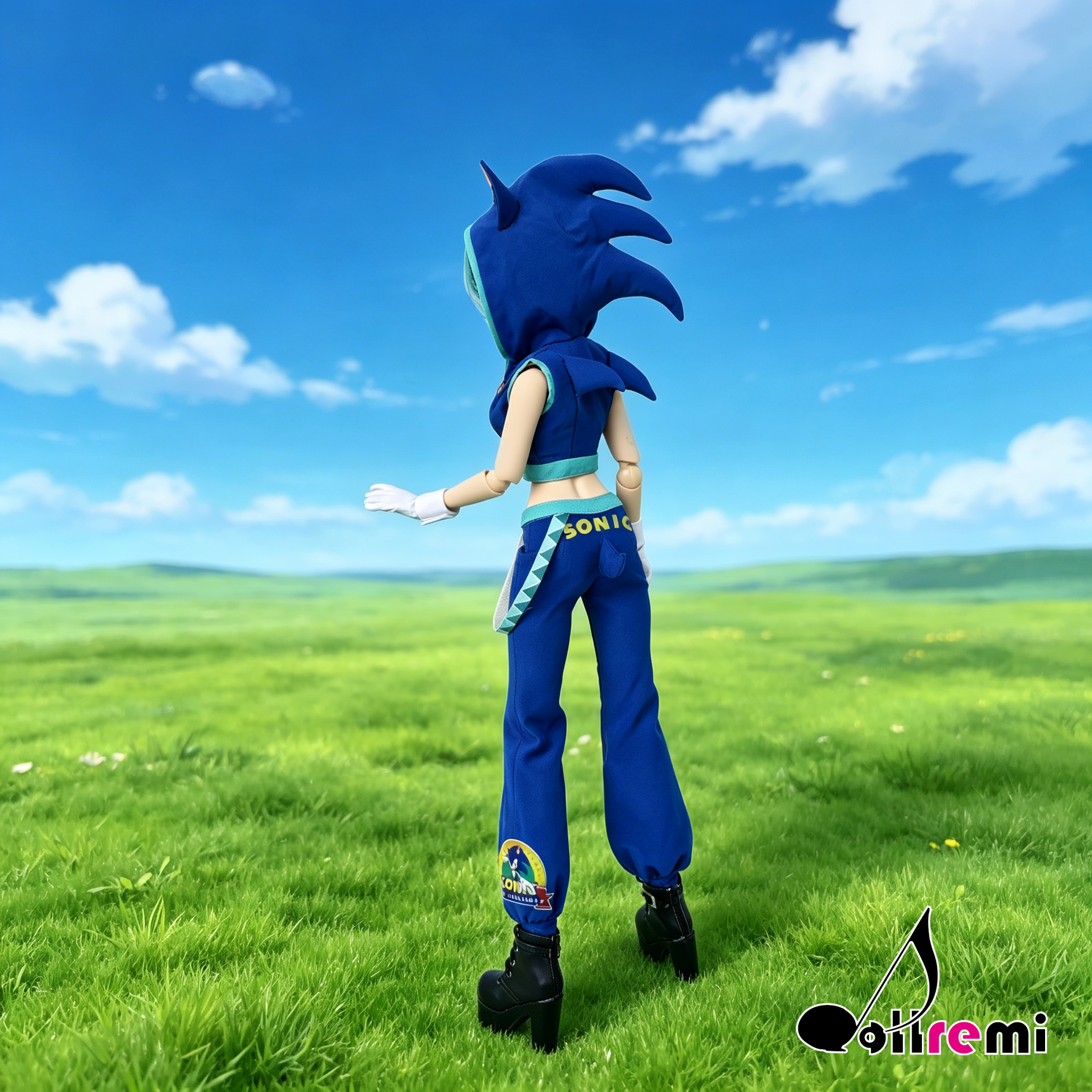 【dollremi】(DD0925) COS Hatsune Miku Project DIVA Arcade - Sonic Style 初音未來 - 歌姬計劃 街機版