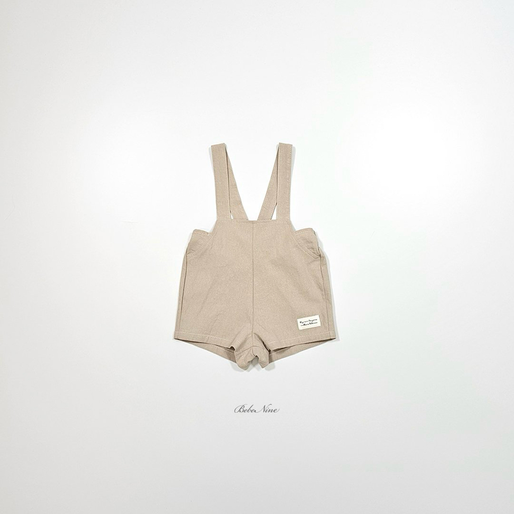 ☀️預訂 韓國直送☀️🇰🇷Bebenine兩色標籤純棉吊帶連身短褲