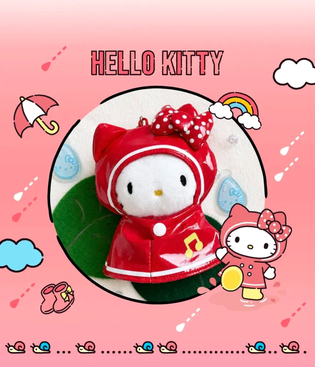 [ 韓國 Sanrio ]  Olive Young x Sanrio Rainy Day 雨天公仔系列