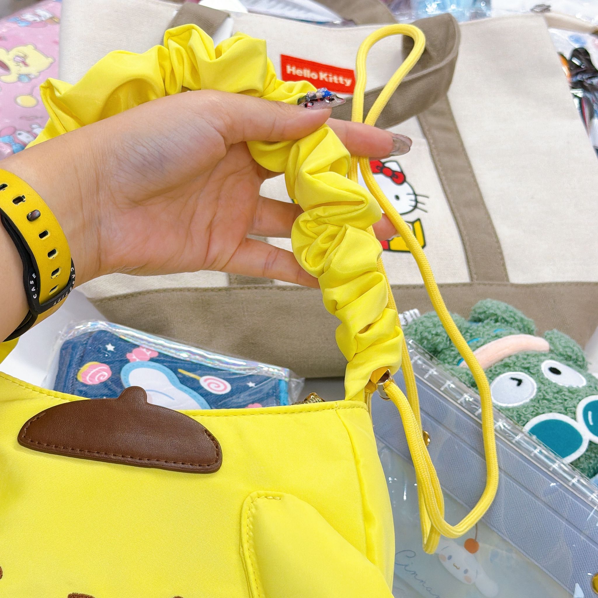 原裝行貨Sanrio 布甸狗Melody肉桂狗新款3way（可以斜揹/可以側揹/又可以做小包包