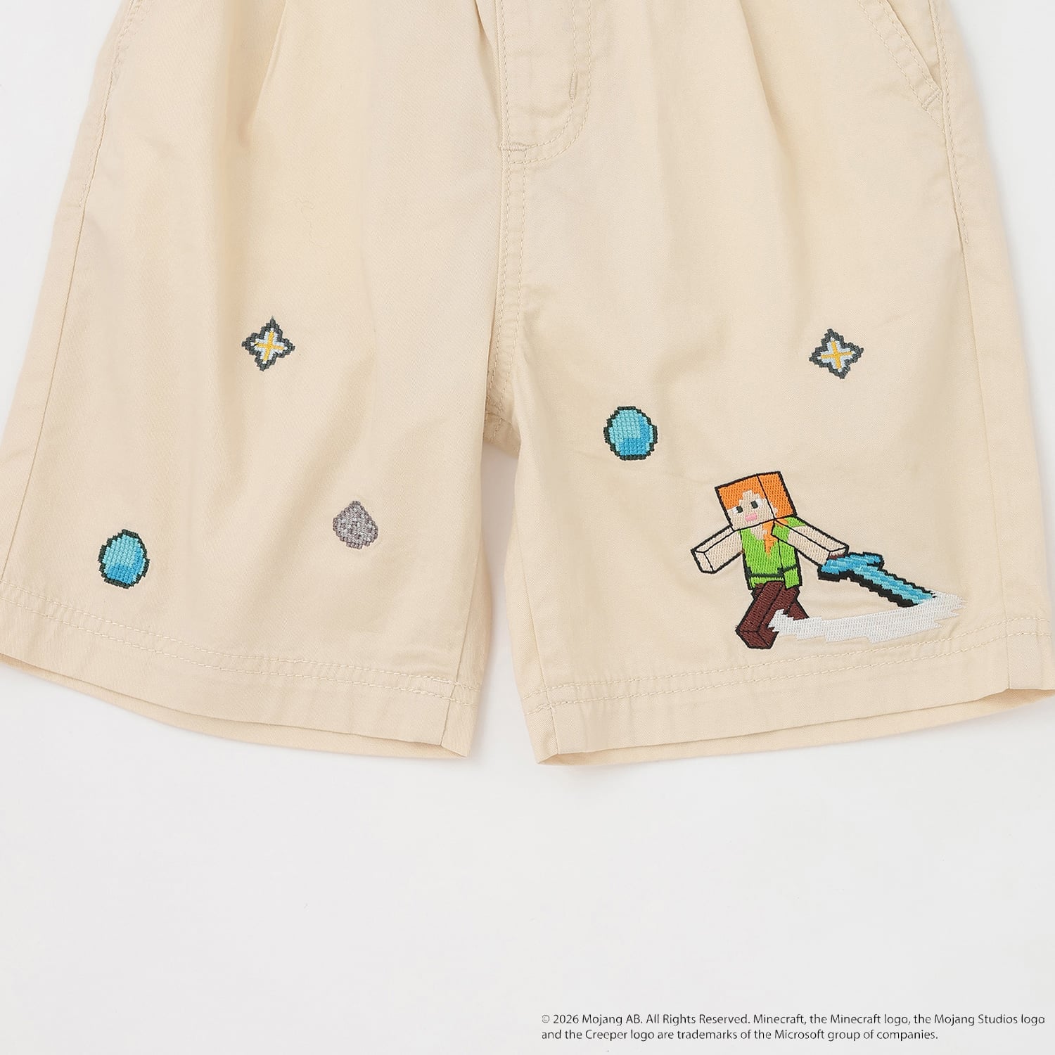 🆕【⭐訂購⭐】🌀 🇯🇵 日本直送 #Minecraft 前後刺繡短褲［2款選］🌀 [ELJA-0082]