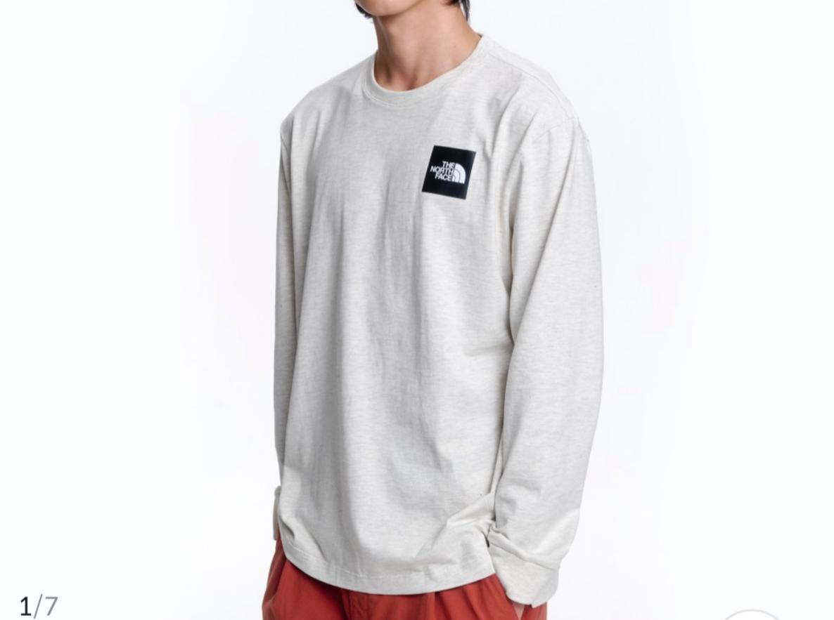 TNF Core EX 長袖Tee white Size Xs-xxl