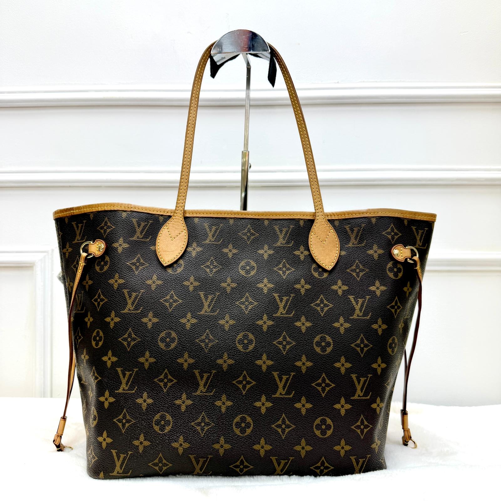超抵價‼️經典中古老花LV Neverfull M'm