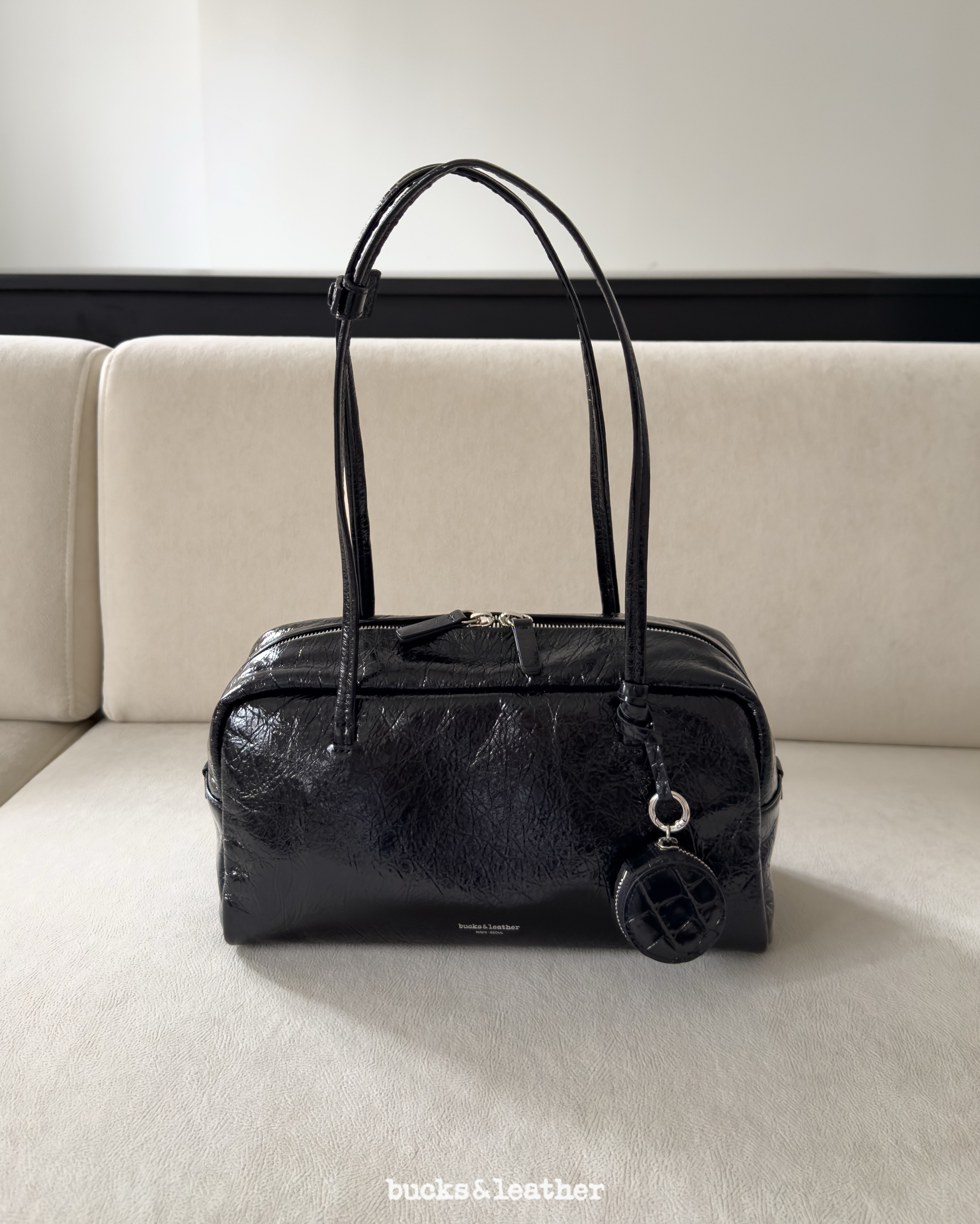 【26FW新皮質加入】 預訂_French Toast Bag by Bucks & leather