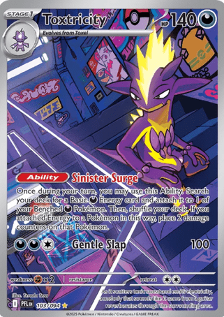 POKEMON CARD GAME- Phantasmal Flames 103/094 Toxtricity AA