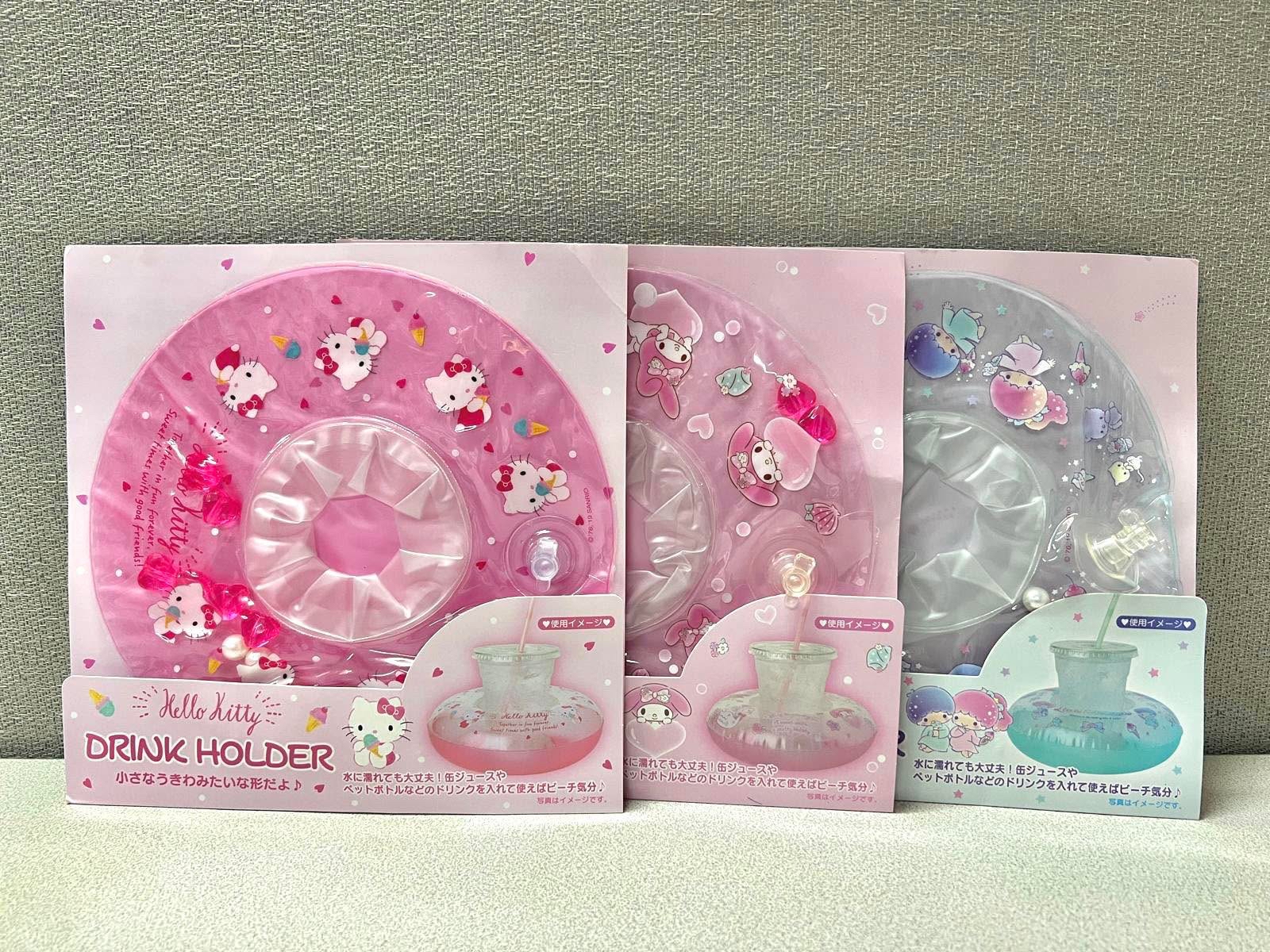 🎌日本直送🎌Sanrio 充氣漂浮飲品杯架