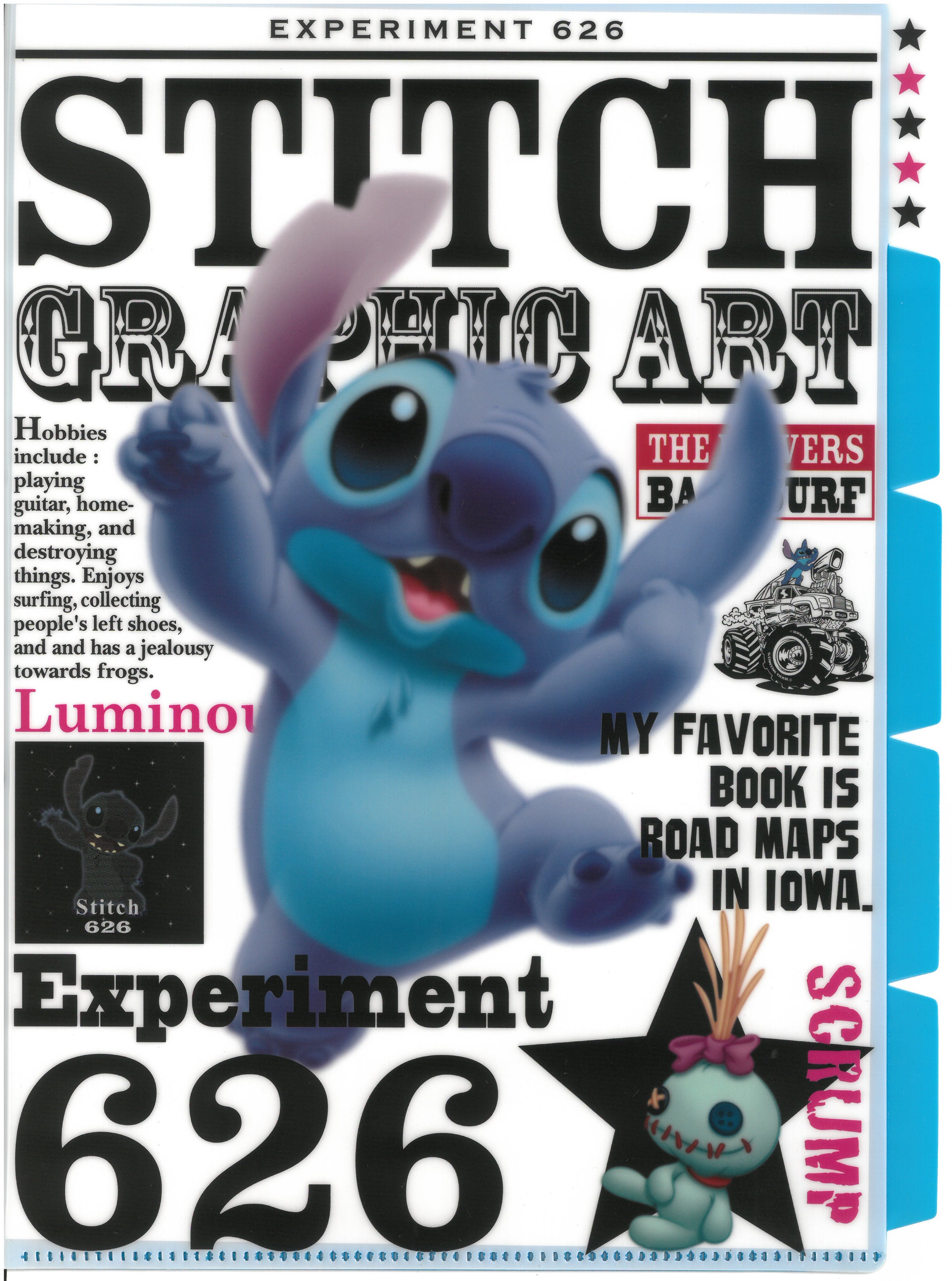 Stitch 5索引A4文件夾 (61598-0)