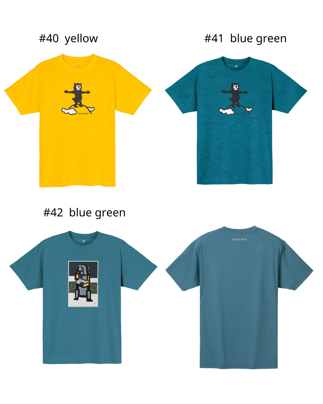 日本代購【 2026新款式 日本直送   montbell WICKRON 透氣 快乾 功能 T-Shirt  男女合穿  | mont-bell unisex print tee 】