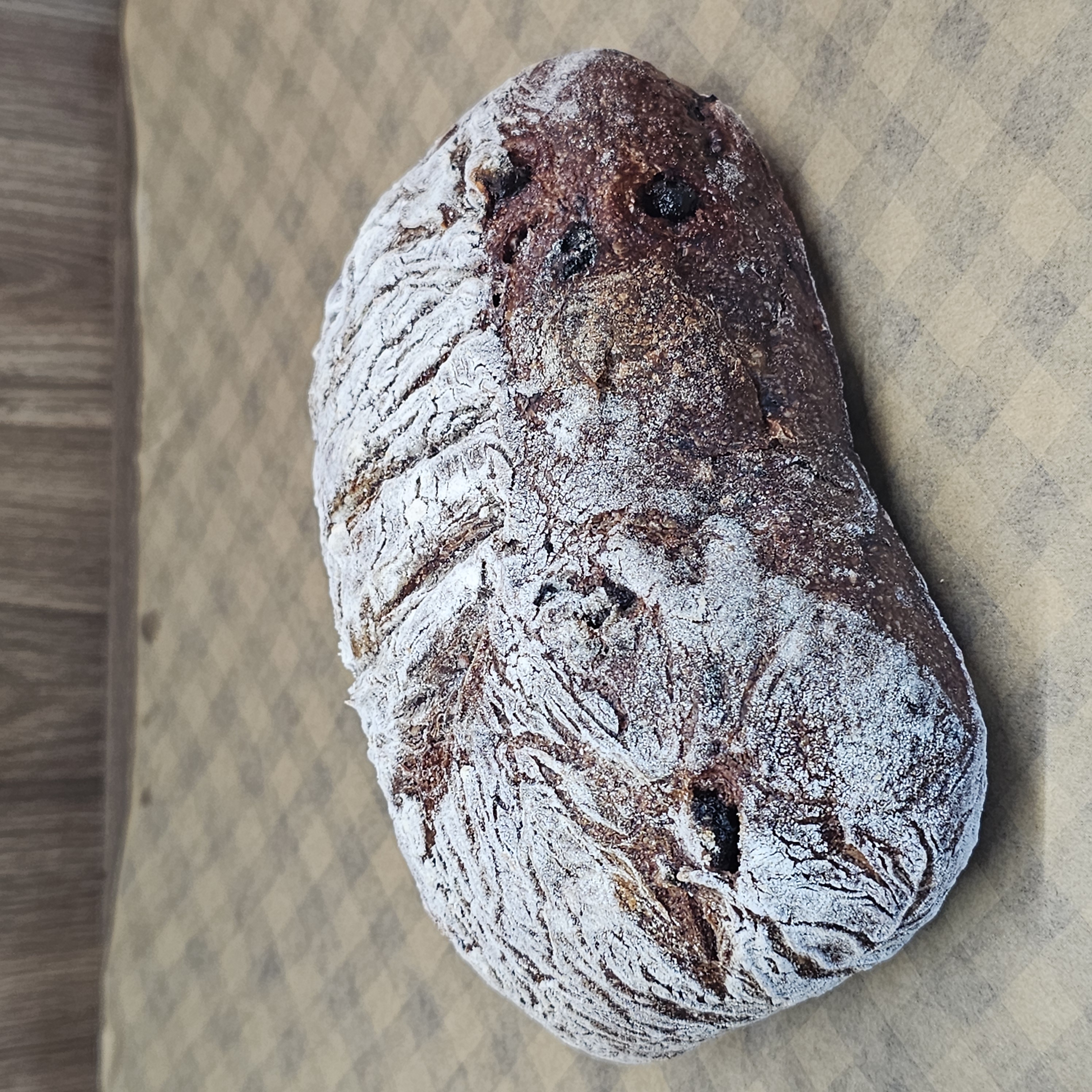 阿嫲｜花青素CIABATTA｜無糖無蛋奶 高抗氧化歐式麵包