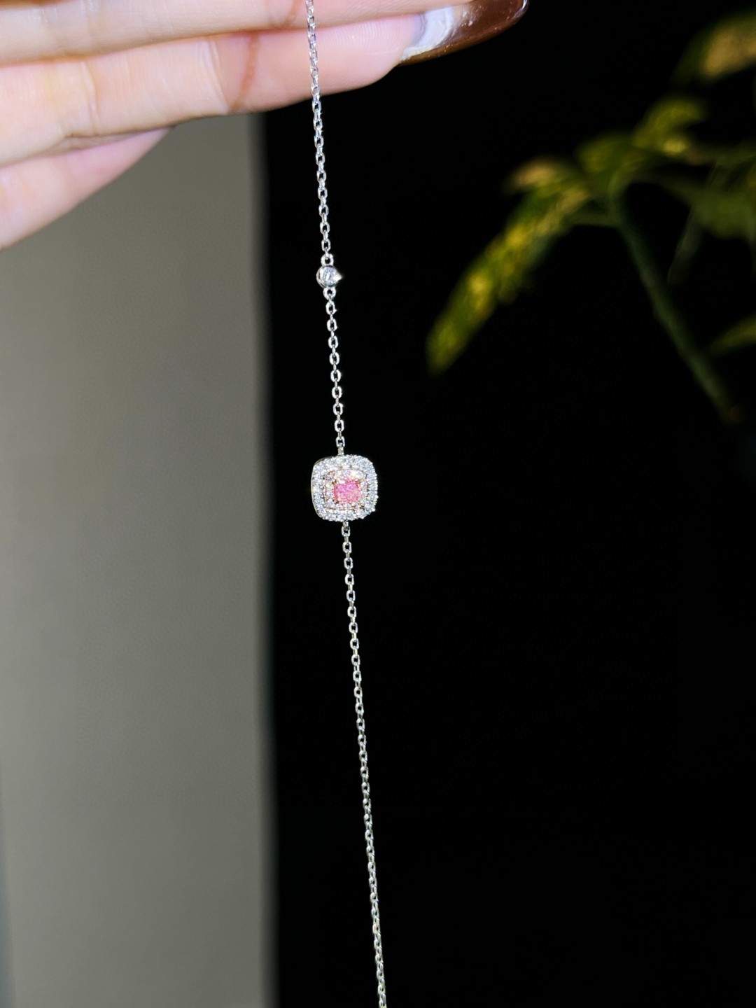 18K Pink Diamond Bracelet 