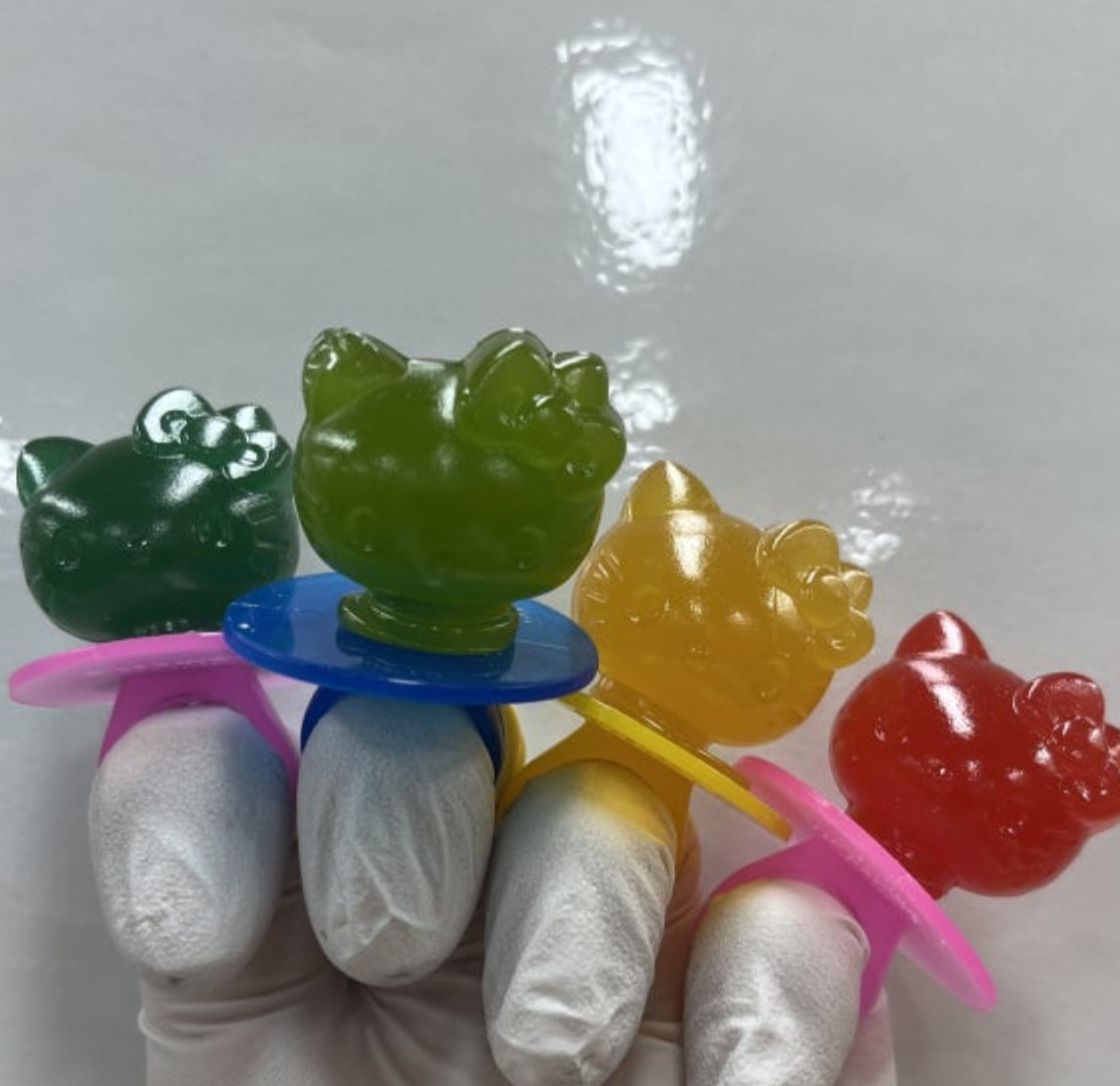 韓國直送 Sanrio Characters 六大人氣角色 3D 立體戒子糖