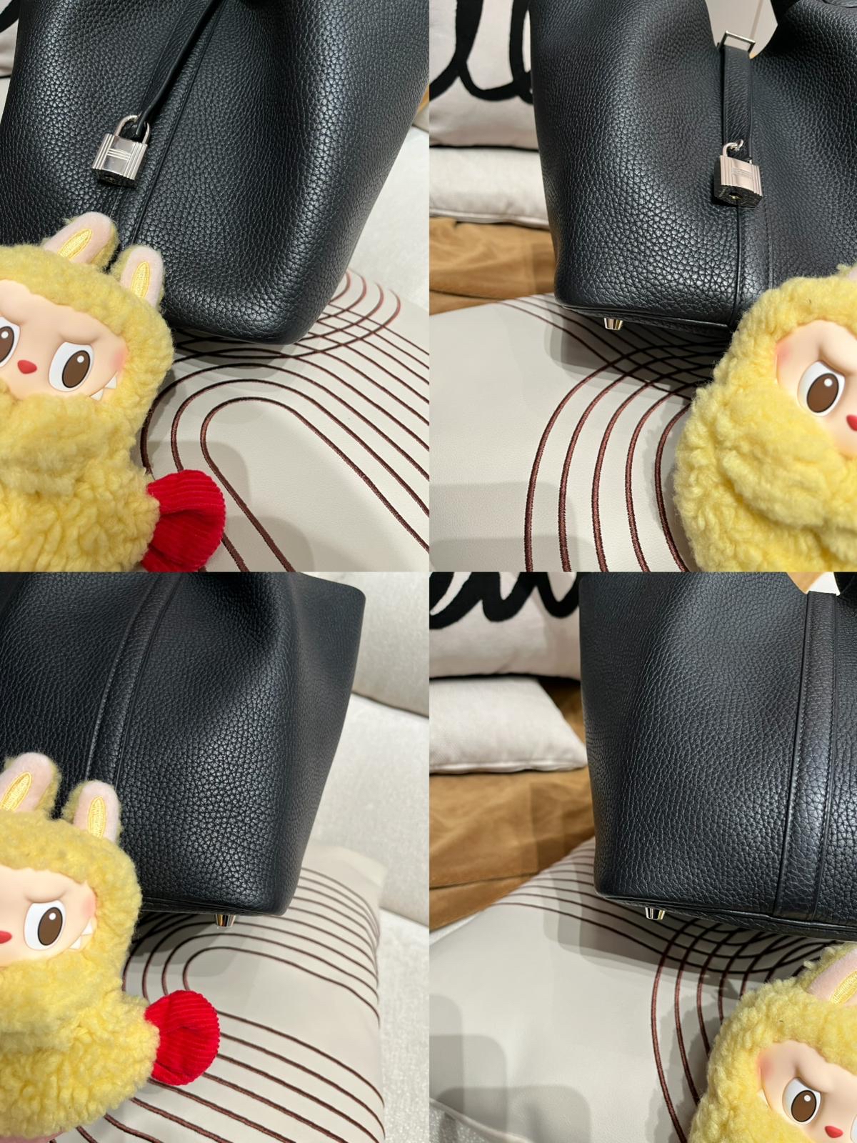 Hermes picotin 22,黑色銀扣,STAMP C 100%Authentic ,98%new  ✅key lock ✅dust bag