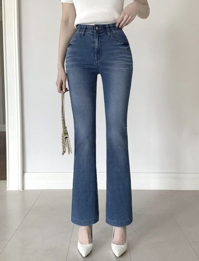 【滑感牛奶褲】薄身高彈性舒適牛仔褲