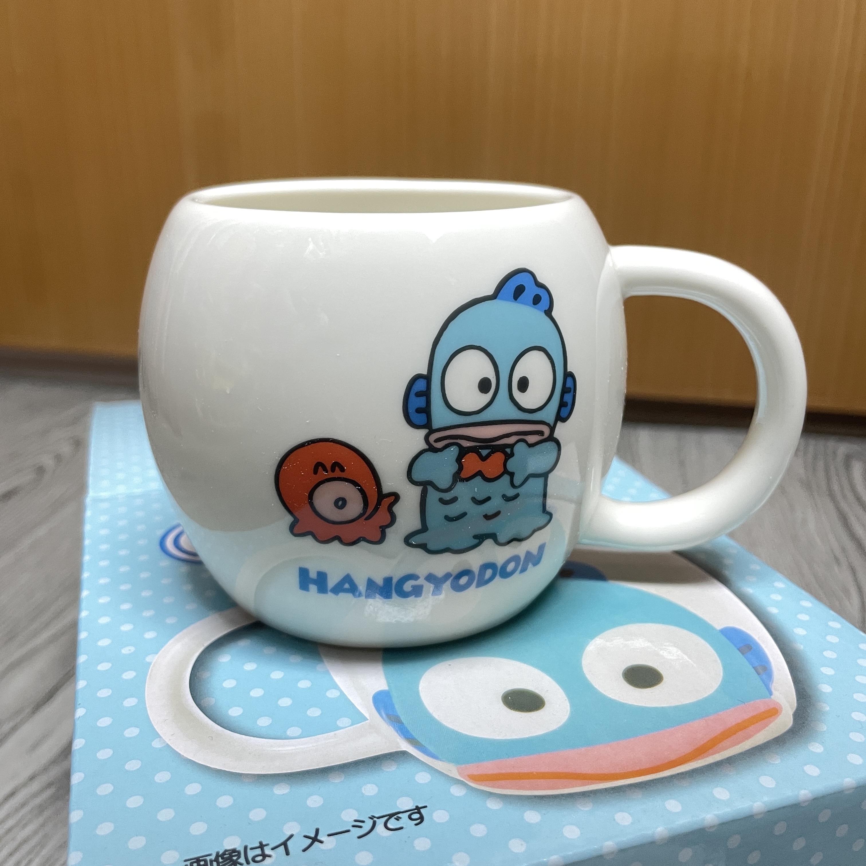 🈶現貨 Sanrio Hangyodon 水怪 陶瓷杯