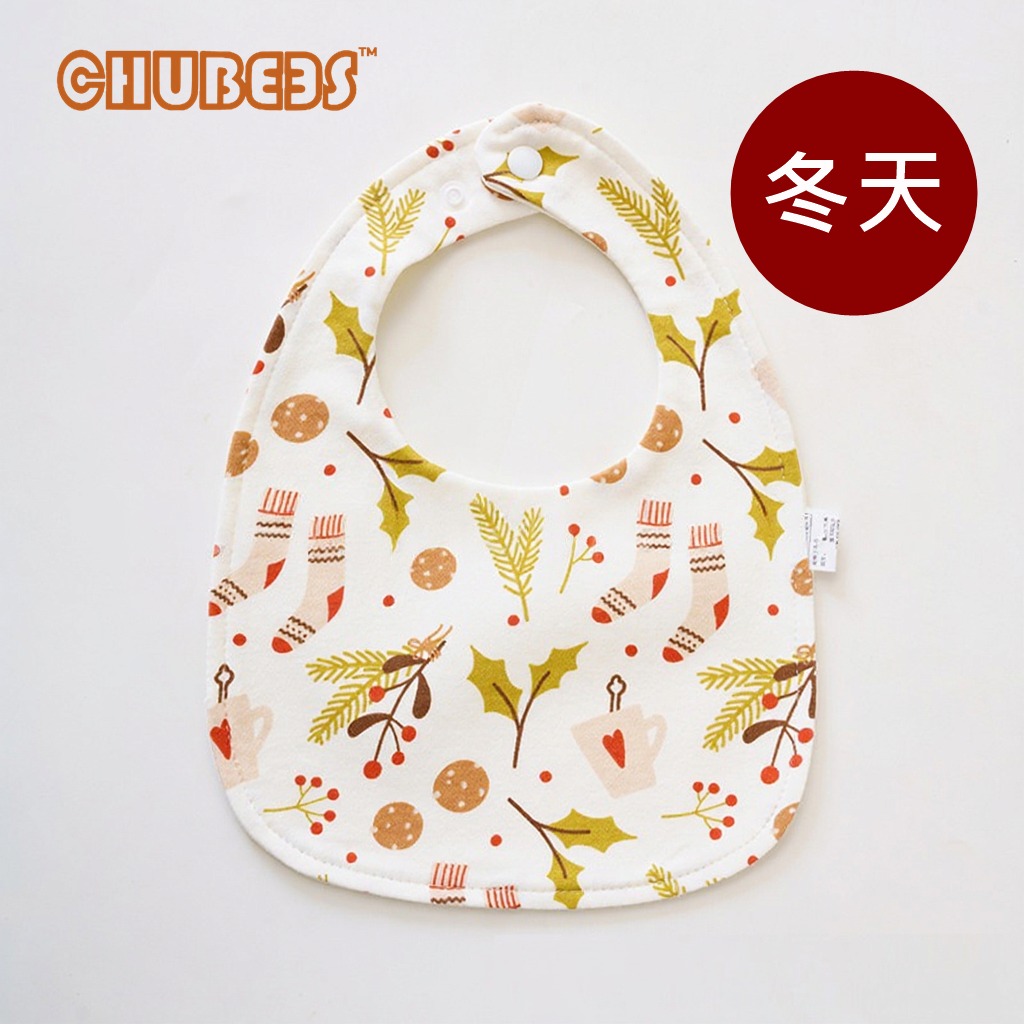 純棉口水肩  CHUBEES 100% Cotton Baby Bib