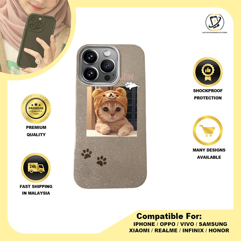 BLING CASE PHONE FOR IPHONE - DESIGN CAT A