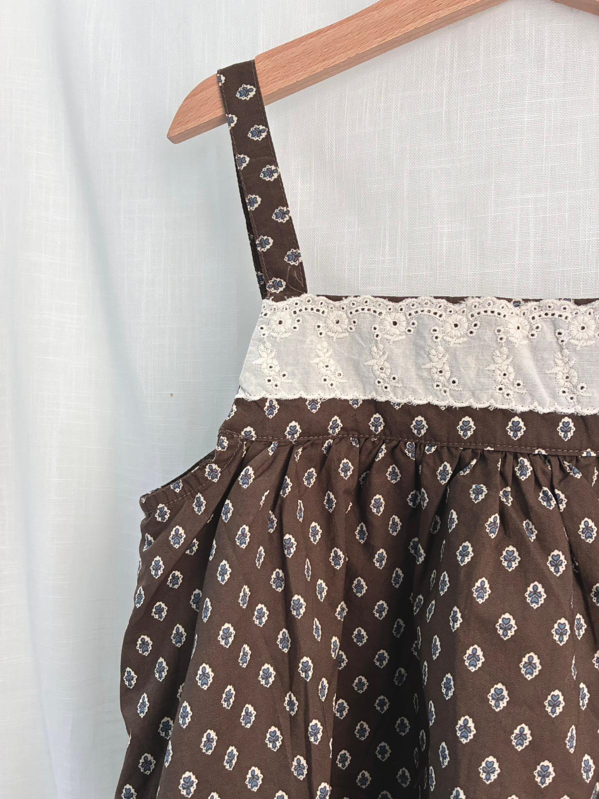 日系碎花吊带背心YX25095