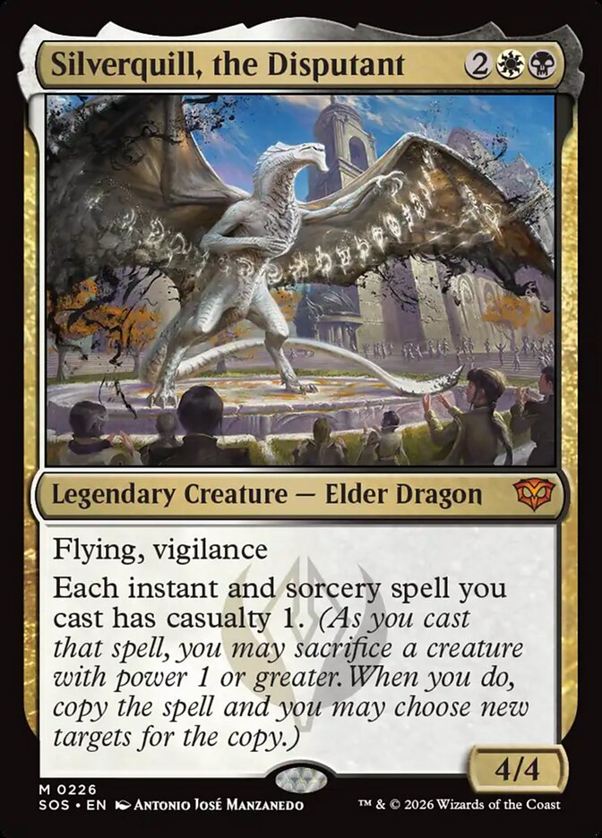 [EN] [Foil] Silverquill, the Disputant [SOS-226] M
