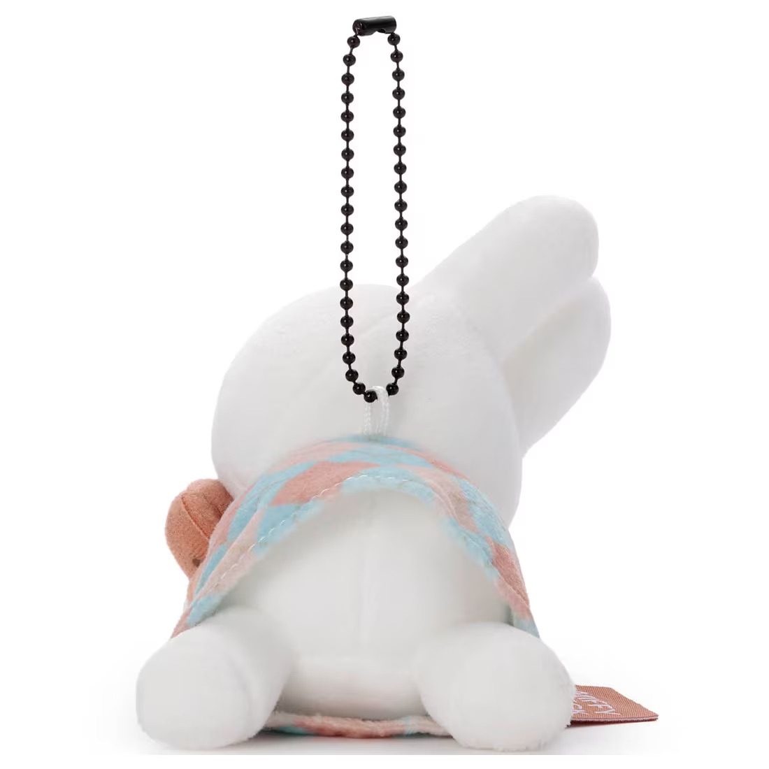 Miffy - 睡眠公仔掛飾 (淺藍色菱格裙子款)