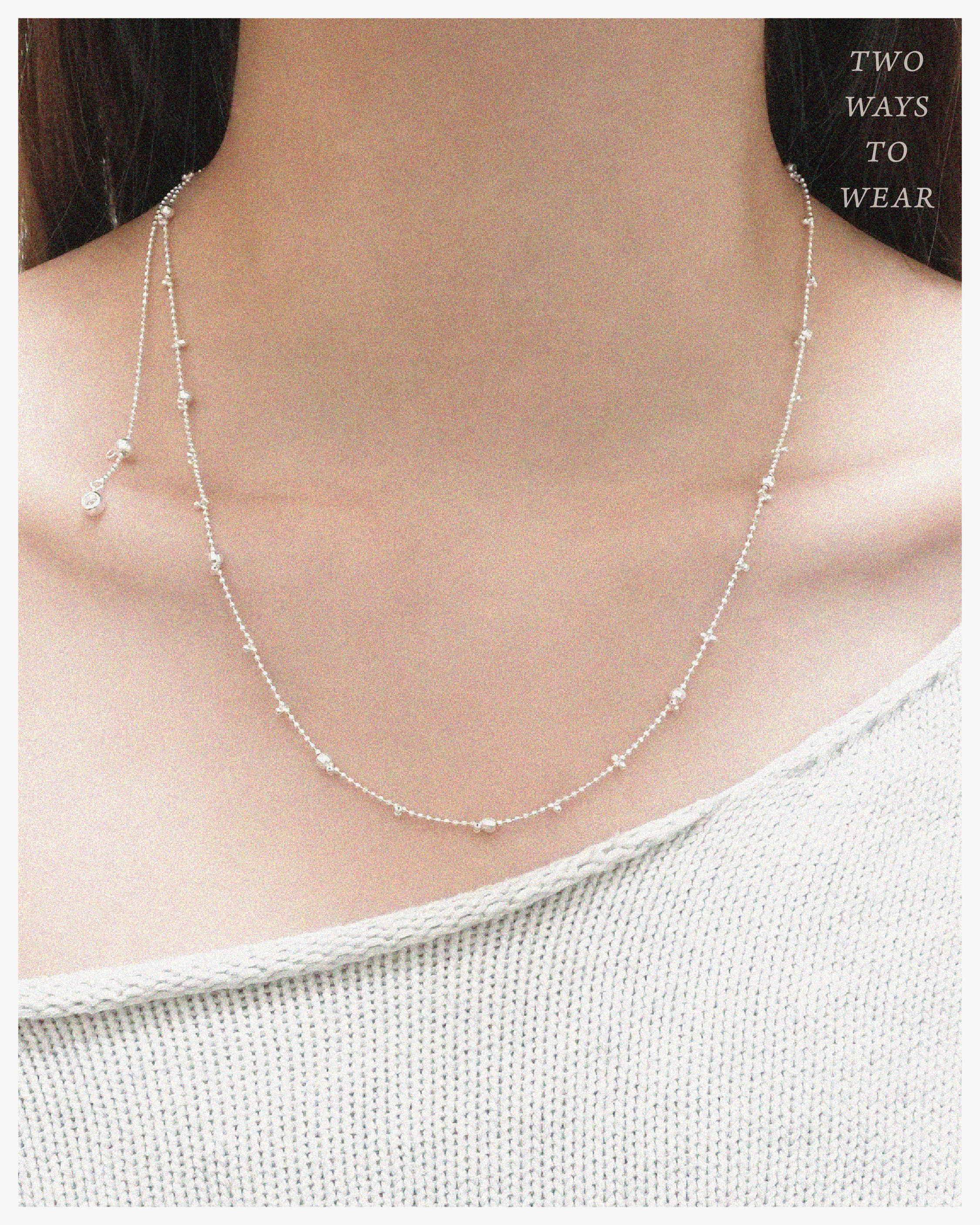 Flexible Silver Ball Necklace
