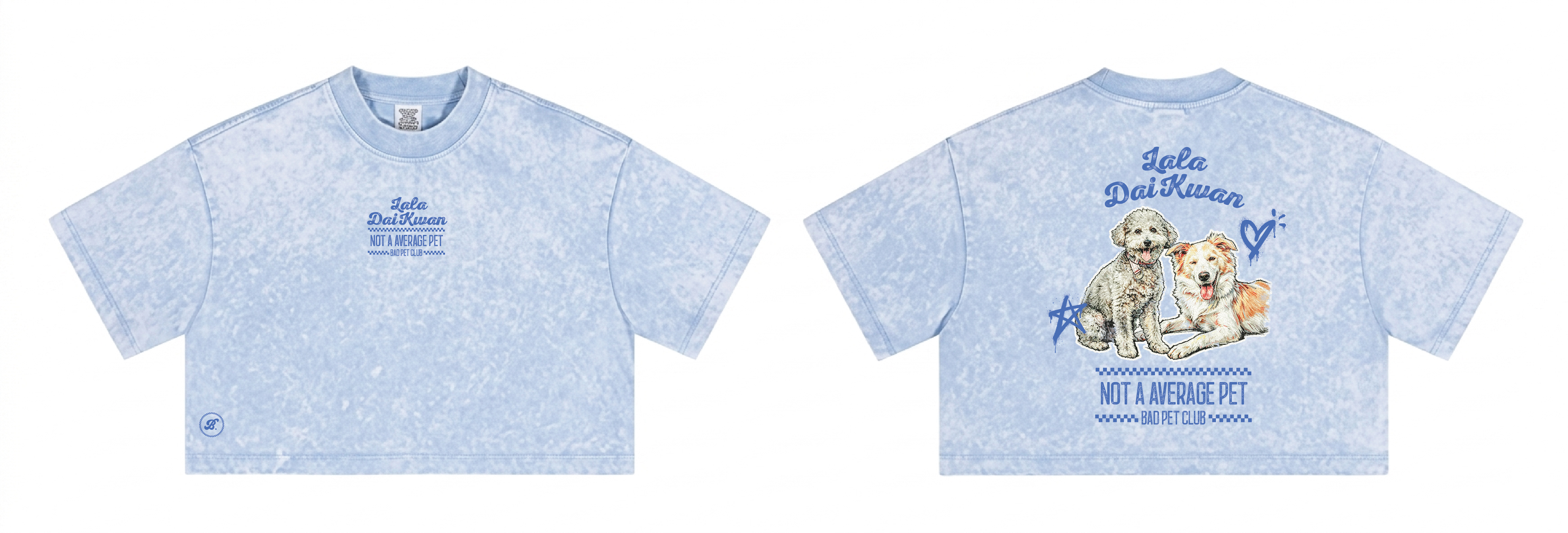 【寵物客製】女裝Crop Tee