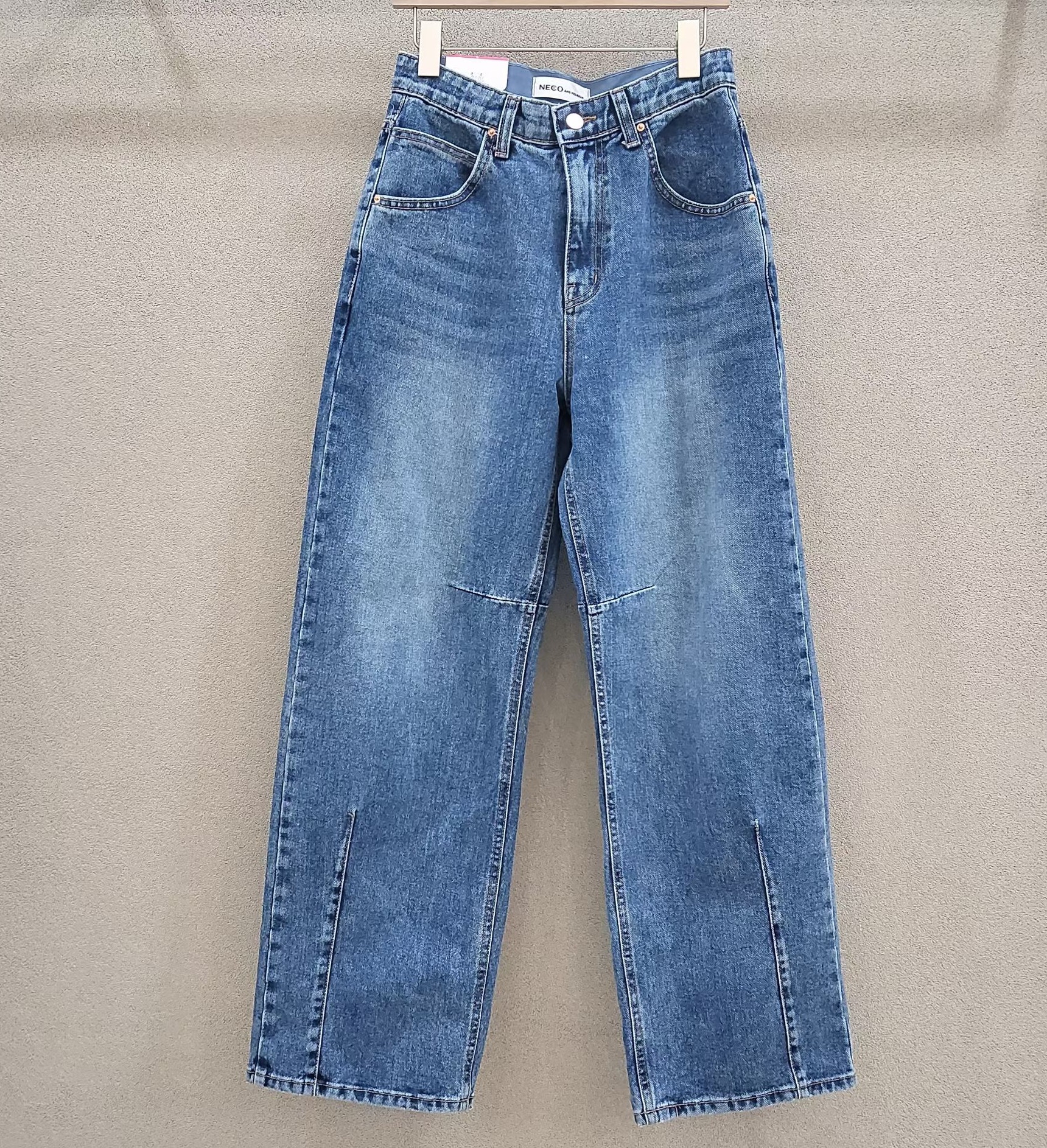 靚洗水直腳牛仔褲