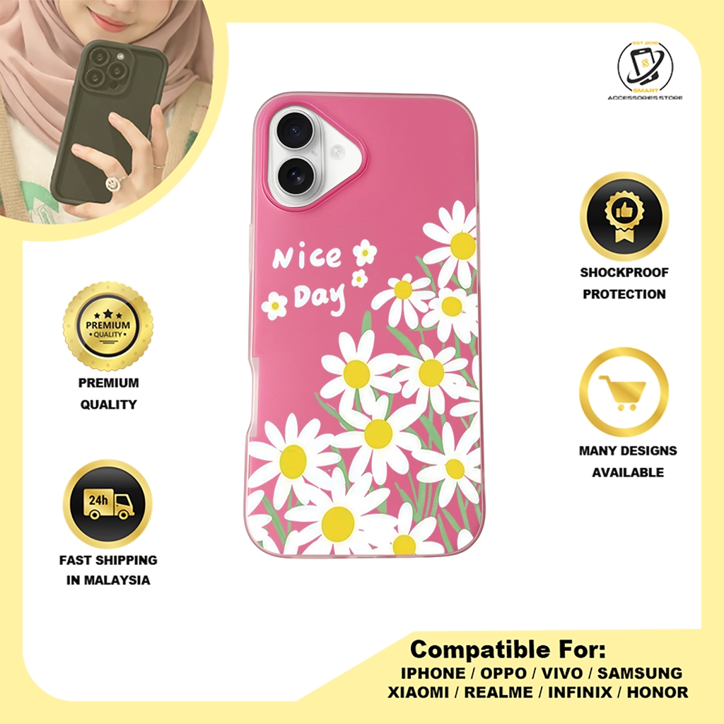JELLY CASE PHONE FOR IPHONE - DESIGN FLOWER N