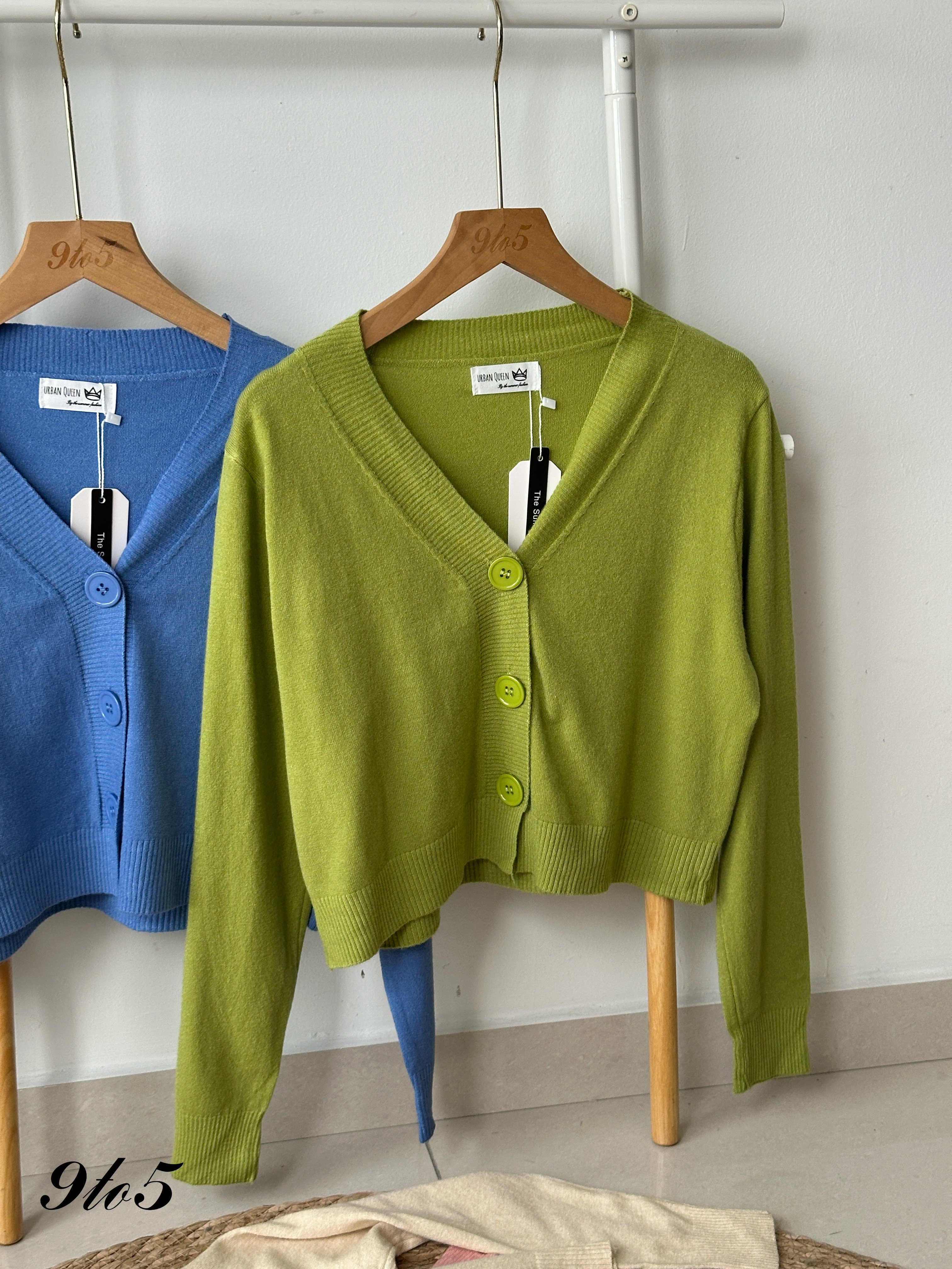 T4228 V Neck Knit Cardigan - 4 Colors 
