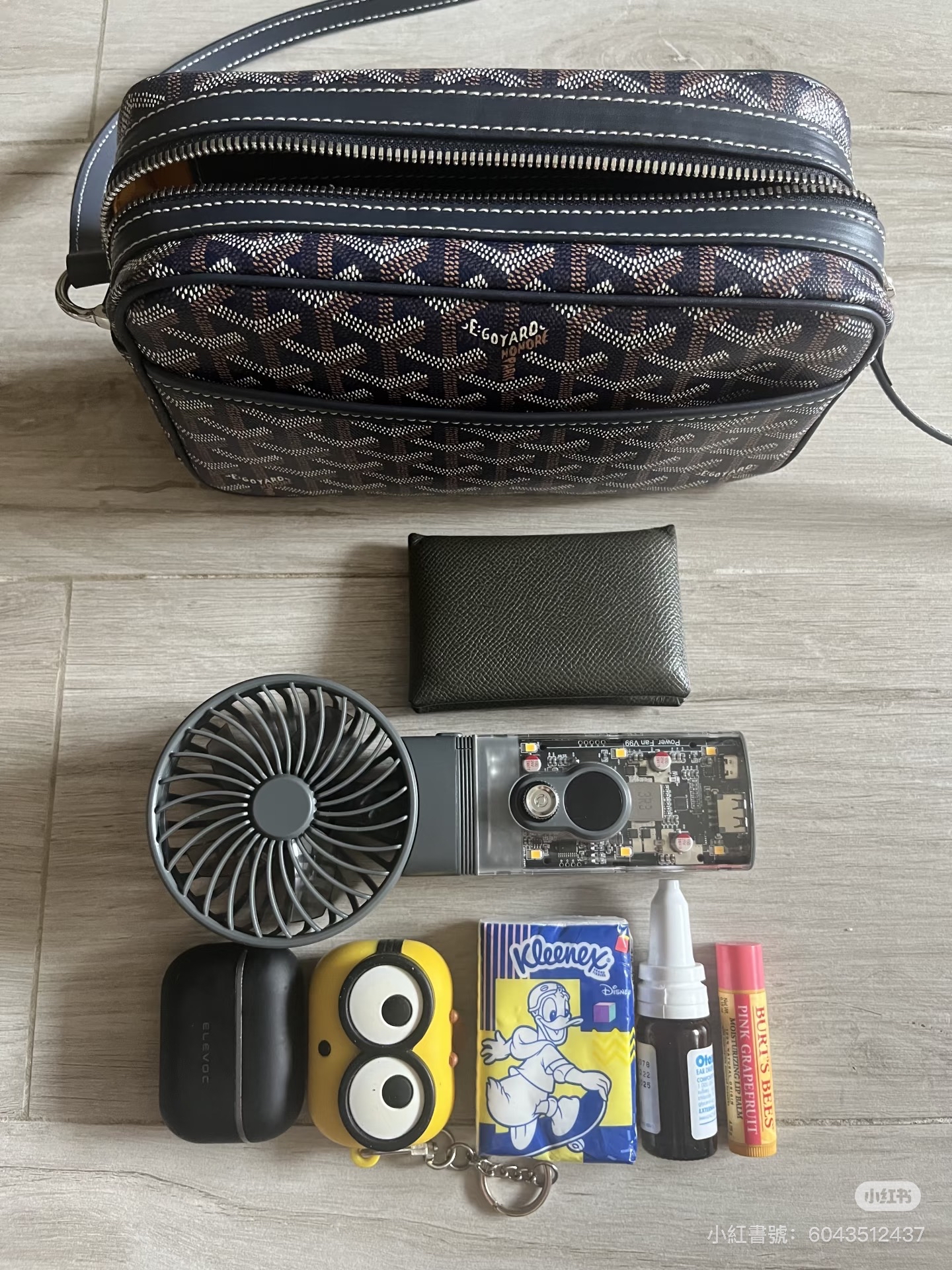 Unused Goyard Cap Vert PM Bag-Navy