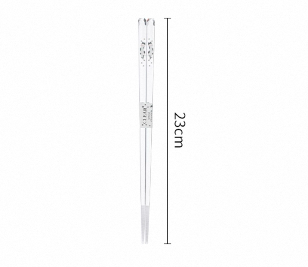 日本製貓咪系列印花透明筷子