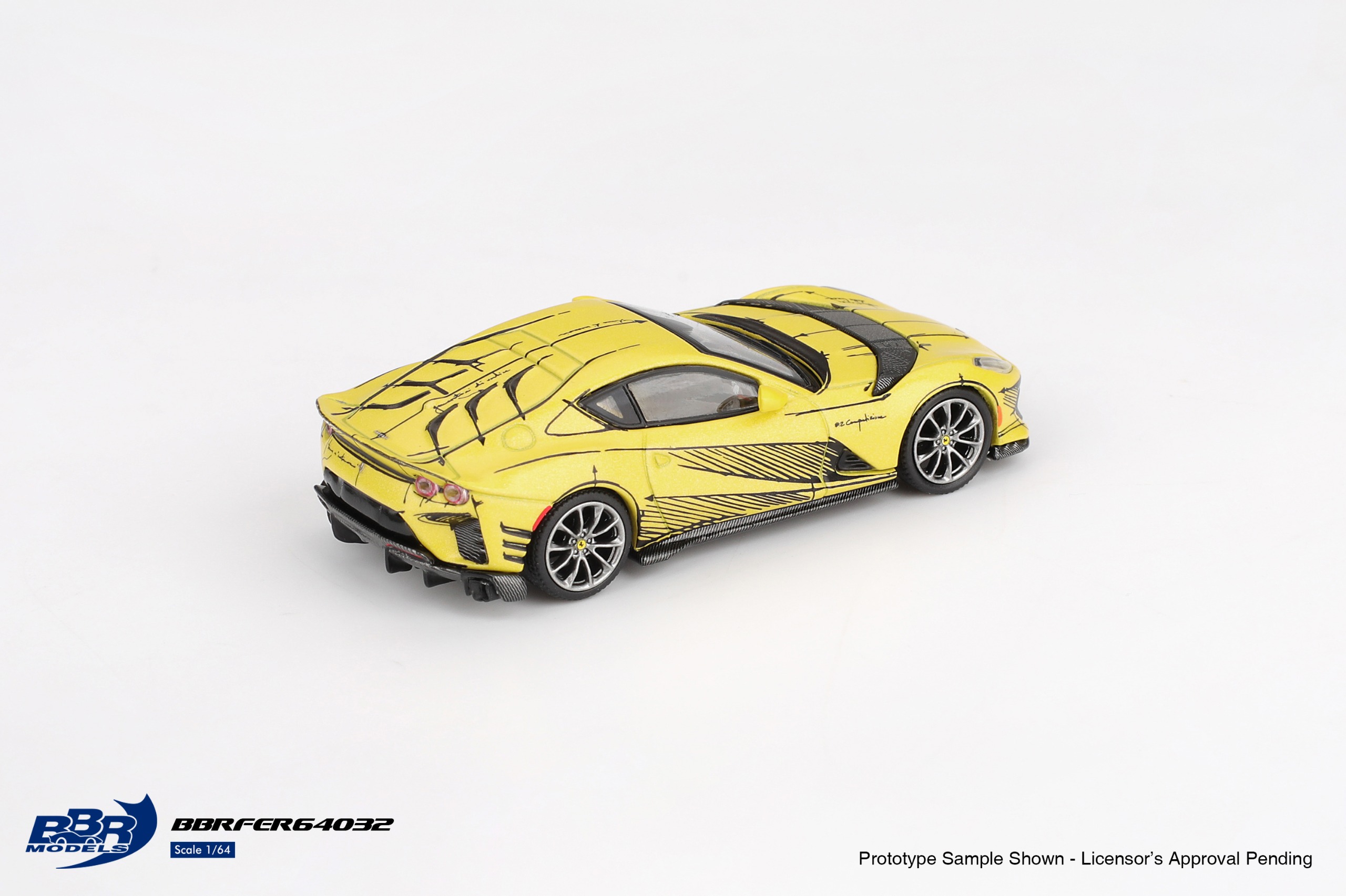 BBR Models 1/64 Ferrari 812 Competizione Tailor Made - BBRFER64032